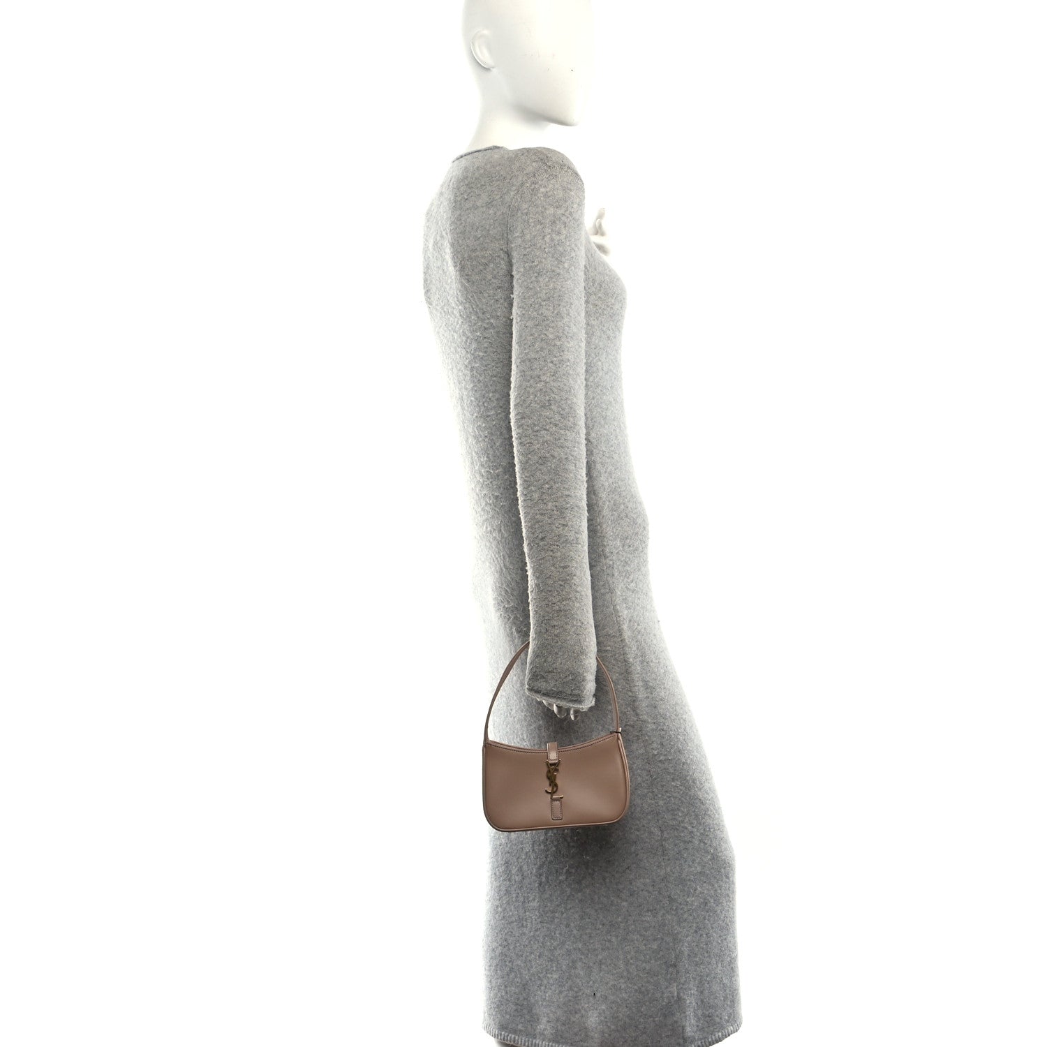 Smooth Calfskin Le 5 A 7 Mini Hobo Rosy Sand