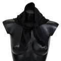 Missoni Black Wool Knit Unisex Neck Wrap Shawl Men's Scarf