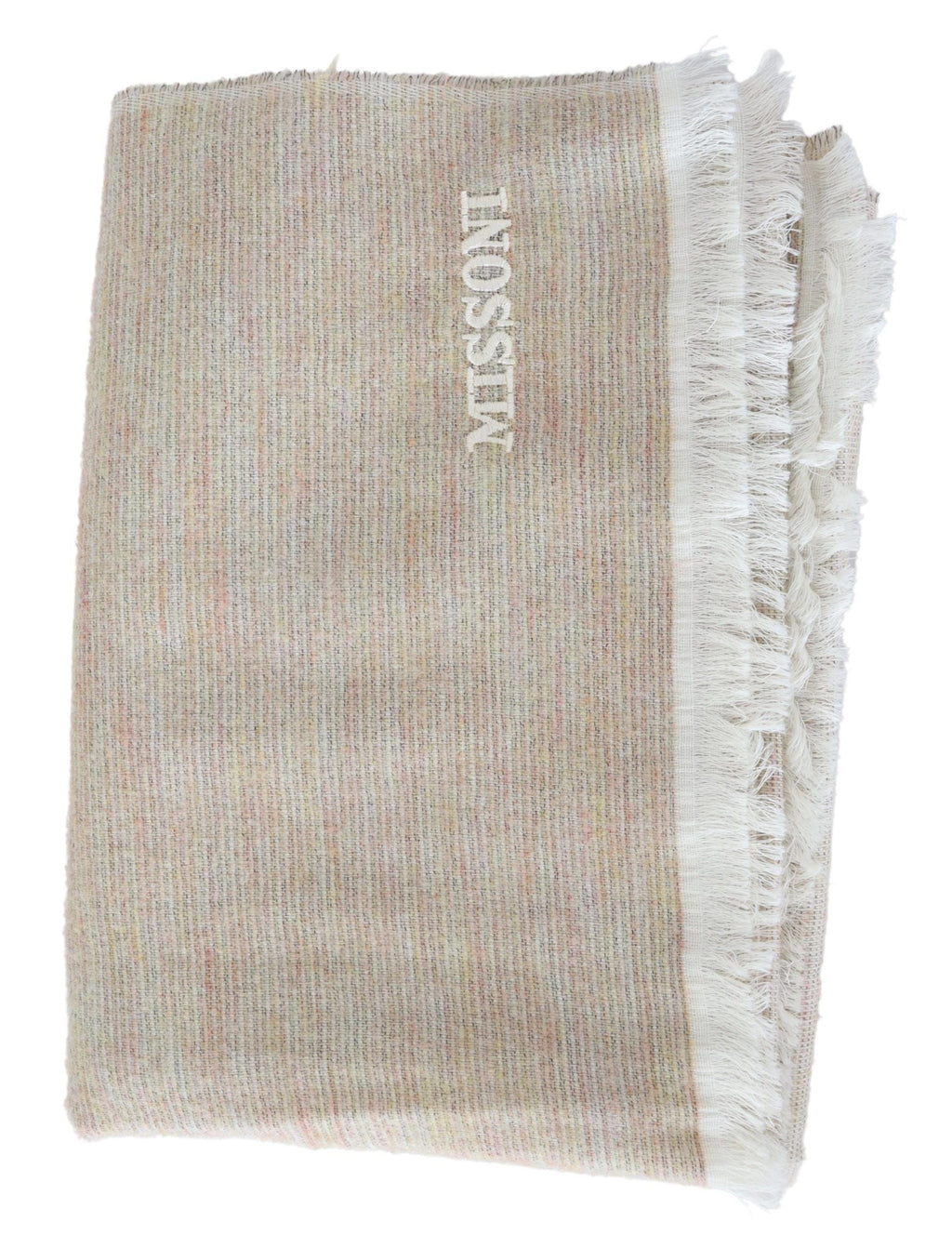Missoni Elegant Multicolor Wool Scarf with Signature Men's Design