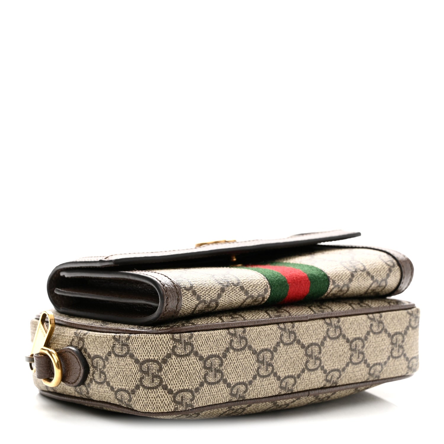 GG Supreme Monogram Web Mini Ophidia Bag Beige Ebony