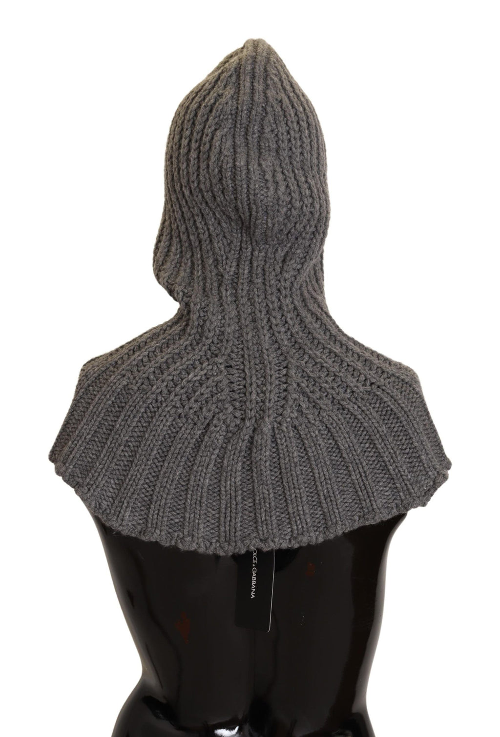Dolce & Gabbana Gray 100% Cashmere Knitted Wrap One Size Women's Scarf