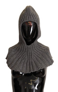 Dolce & Gabbana Gray 100% Cashmere Knitted Wrap One Size Women's Scarf