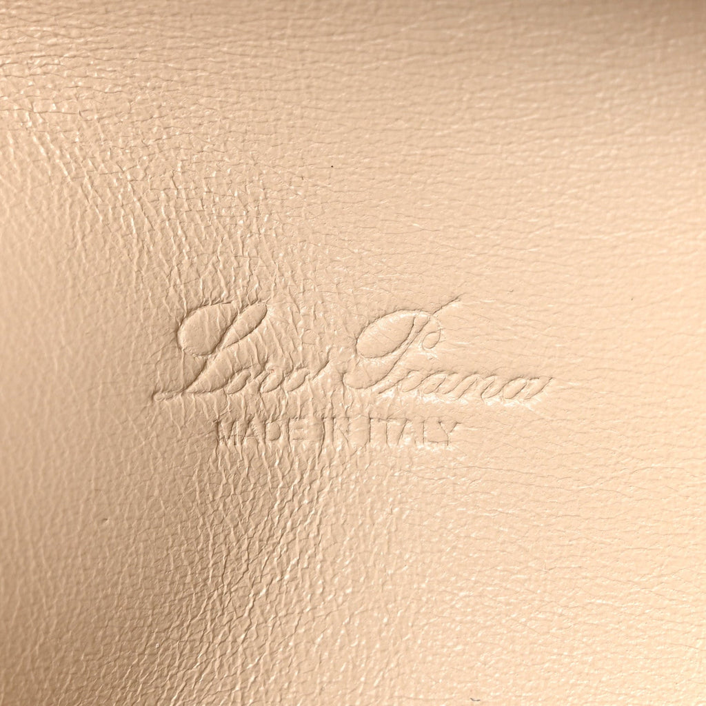 Grained Calfskin L19 Extra Pocket Pouch Whisper White