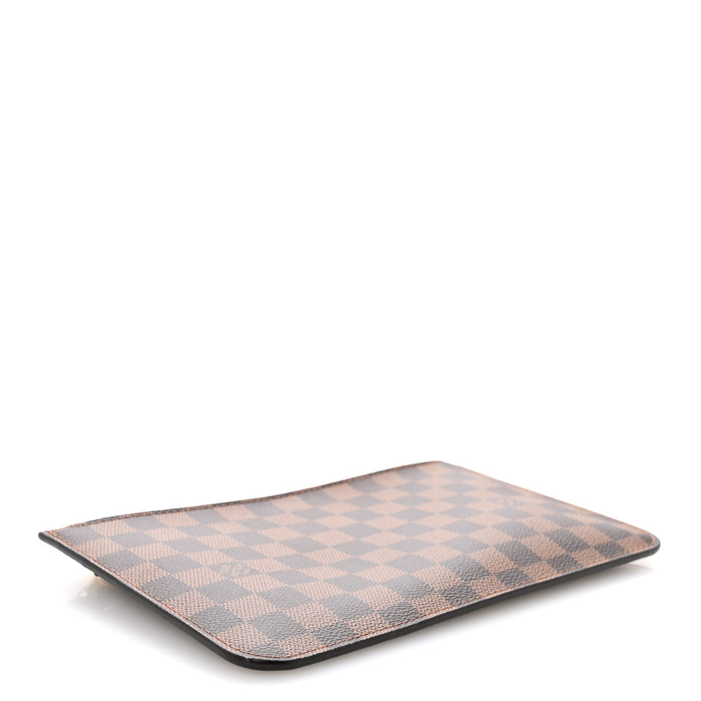 Damier Ebene Neverfull MM GM Pochette Rose Ballerine