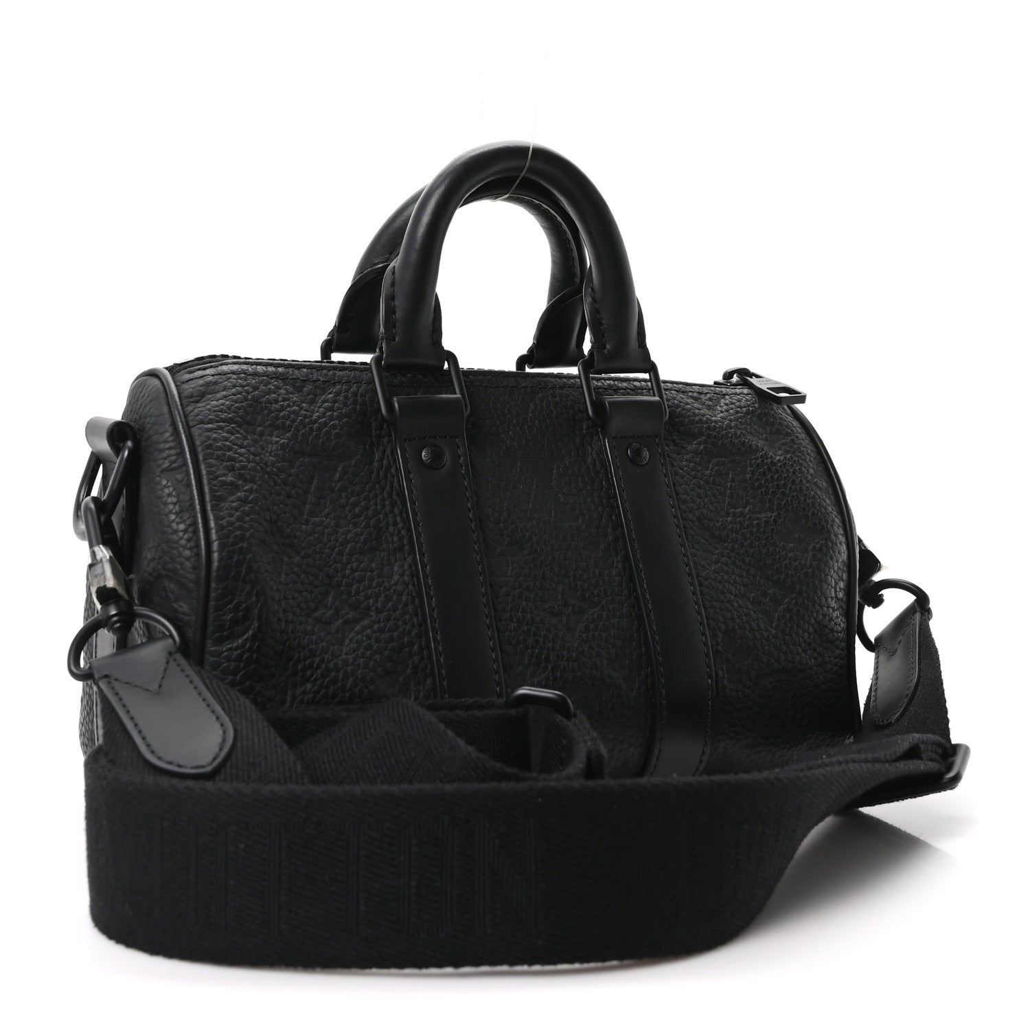 Monogram Taurillon Keepall Bandouliere 25 Black