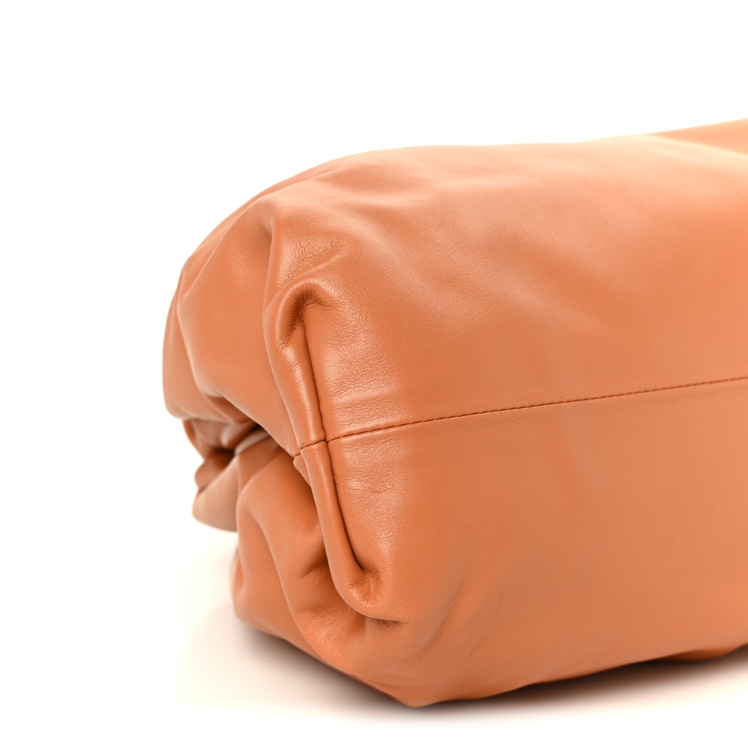 Smooth Butter Calf The Pouch Oversized Clutch Clay