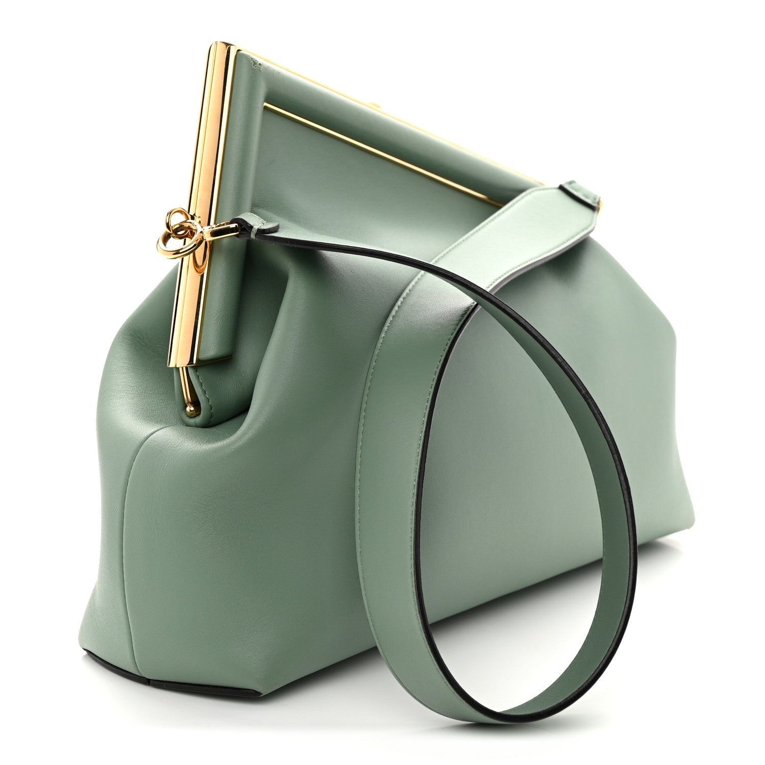 Shiny Nappa Medium Fendi First Menta