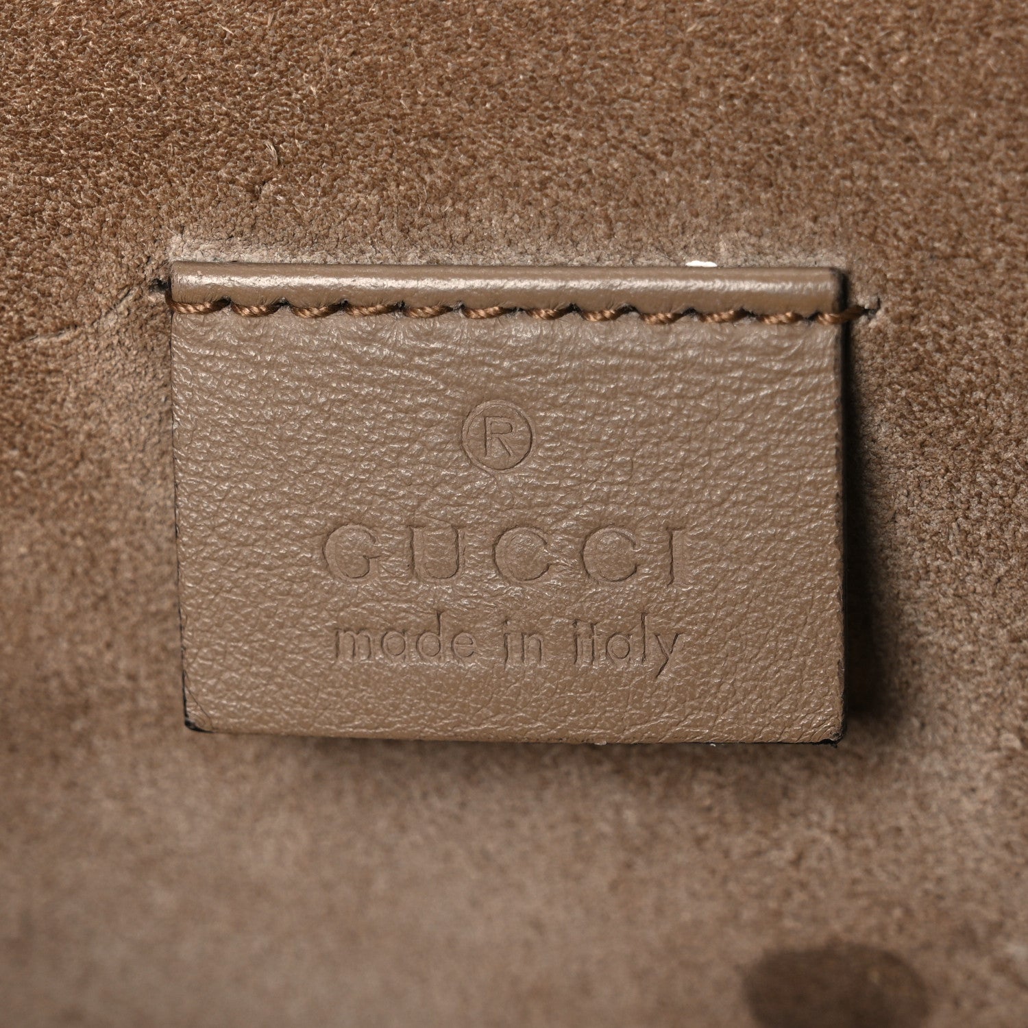 GG Supreme Monogram Medium Dionysus Shoulder Bag Taupe