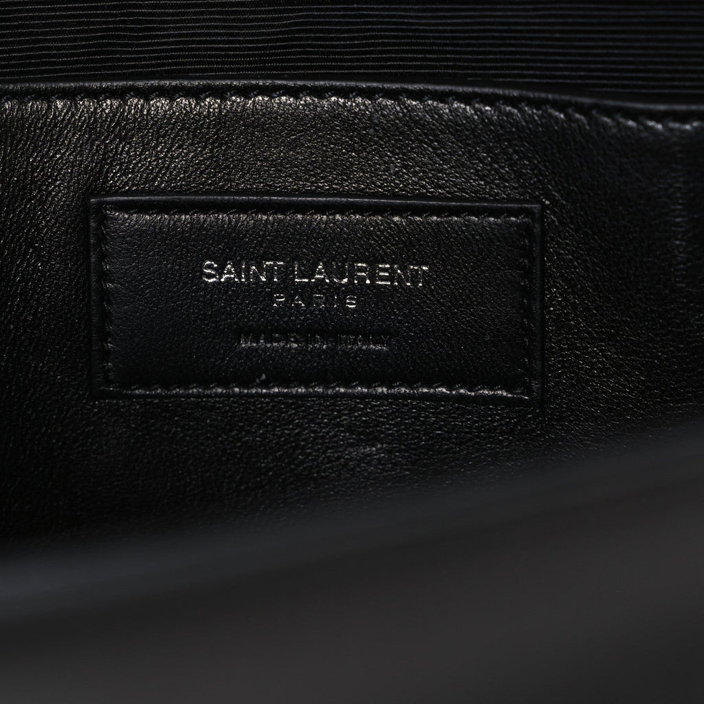 Grain De Poudre Medium Classic Monogram Monochrome Kate Satchel Black