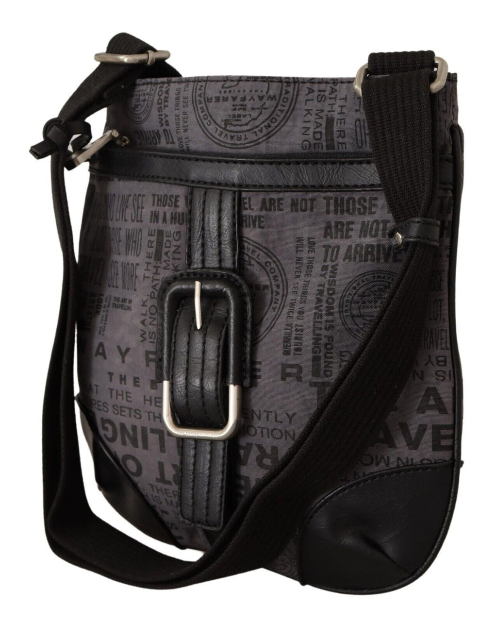 WAYFARER Gray Printed Logo Shoulder Crossbody Purse Women's Bag