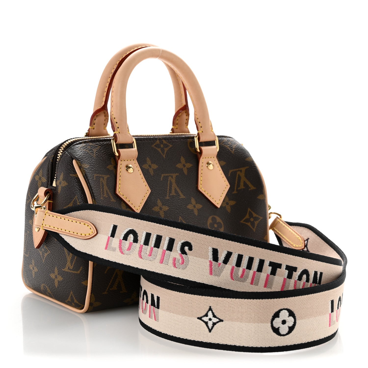 Monogram Speedy Bandouliere 20 Black
