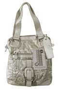 WAYFARER White Printed Handbag Shoulder Fabric Women's Purse