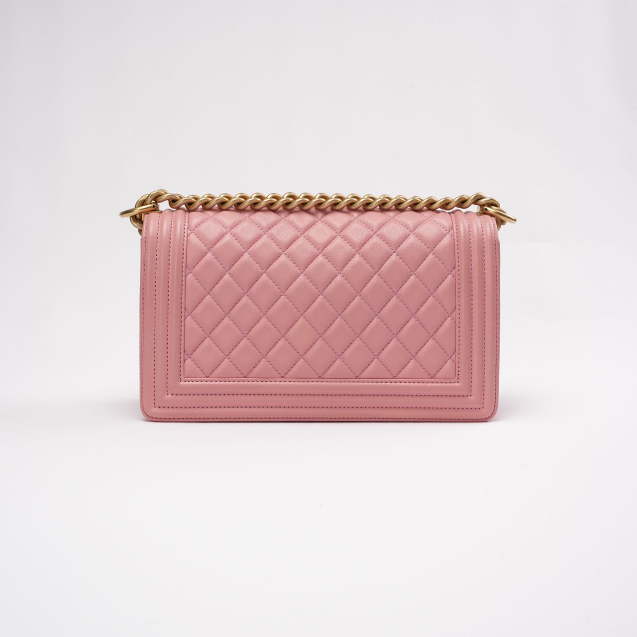 Chanel Medium Boy Flap Lambskin Pink 2018
