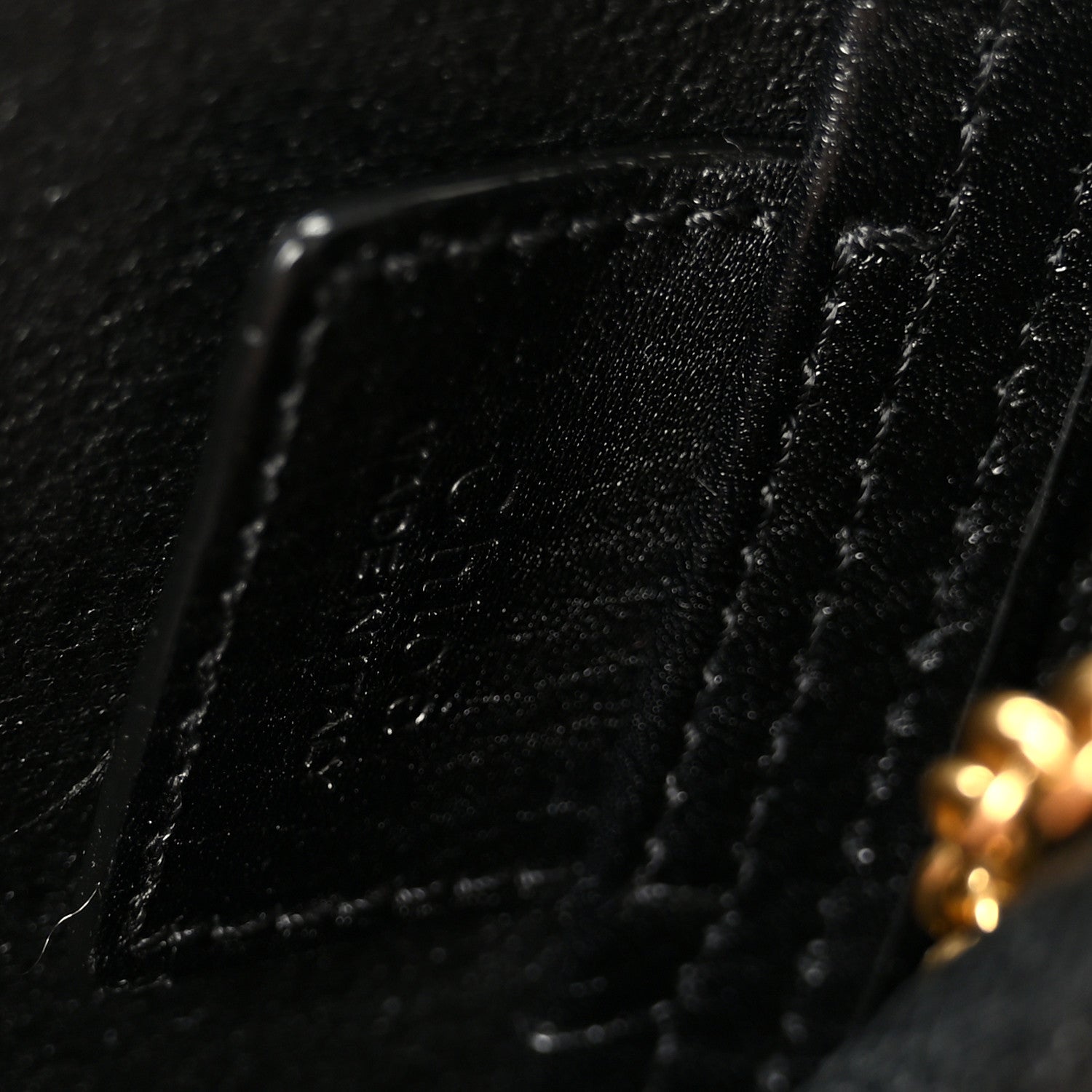 Grained Calfskin Small Spin Tote Black