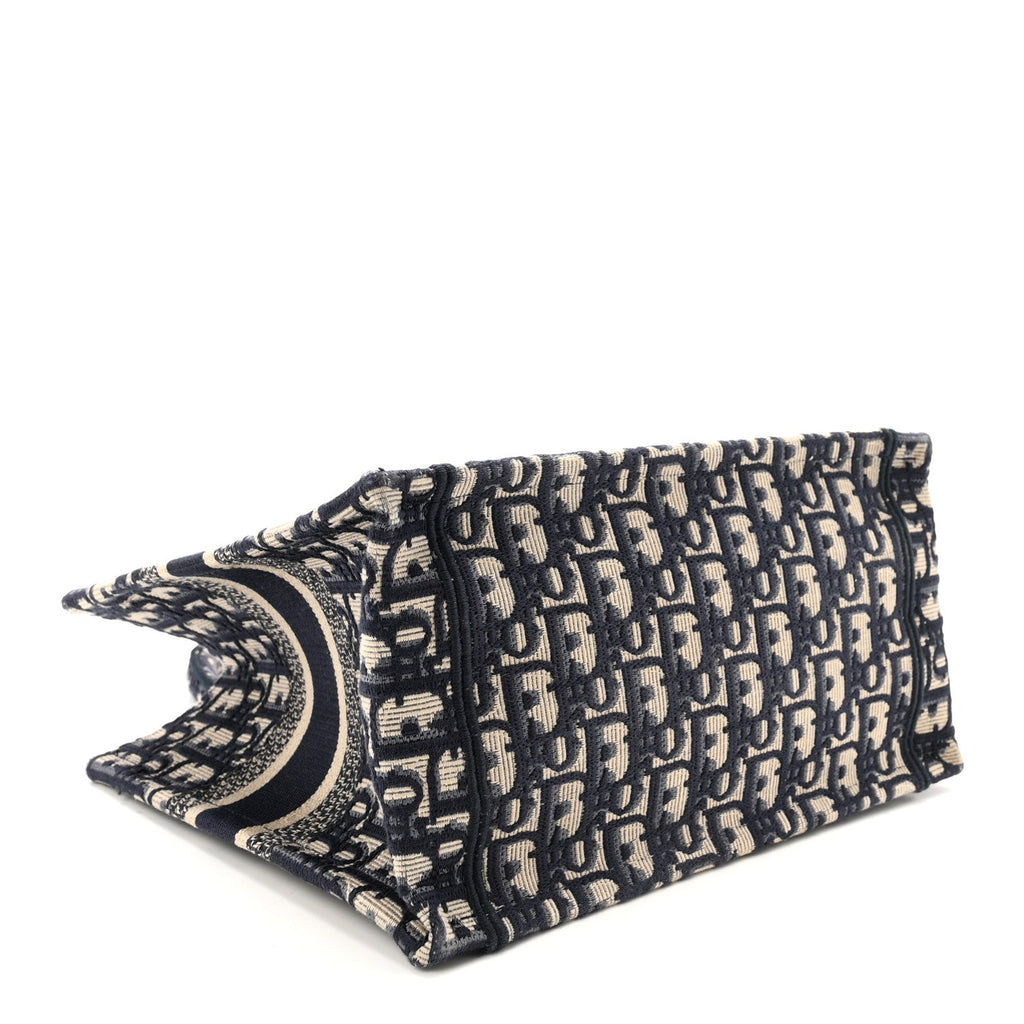 Oblique Small Book Tote Blue Multicolor