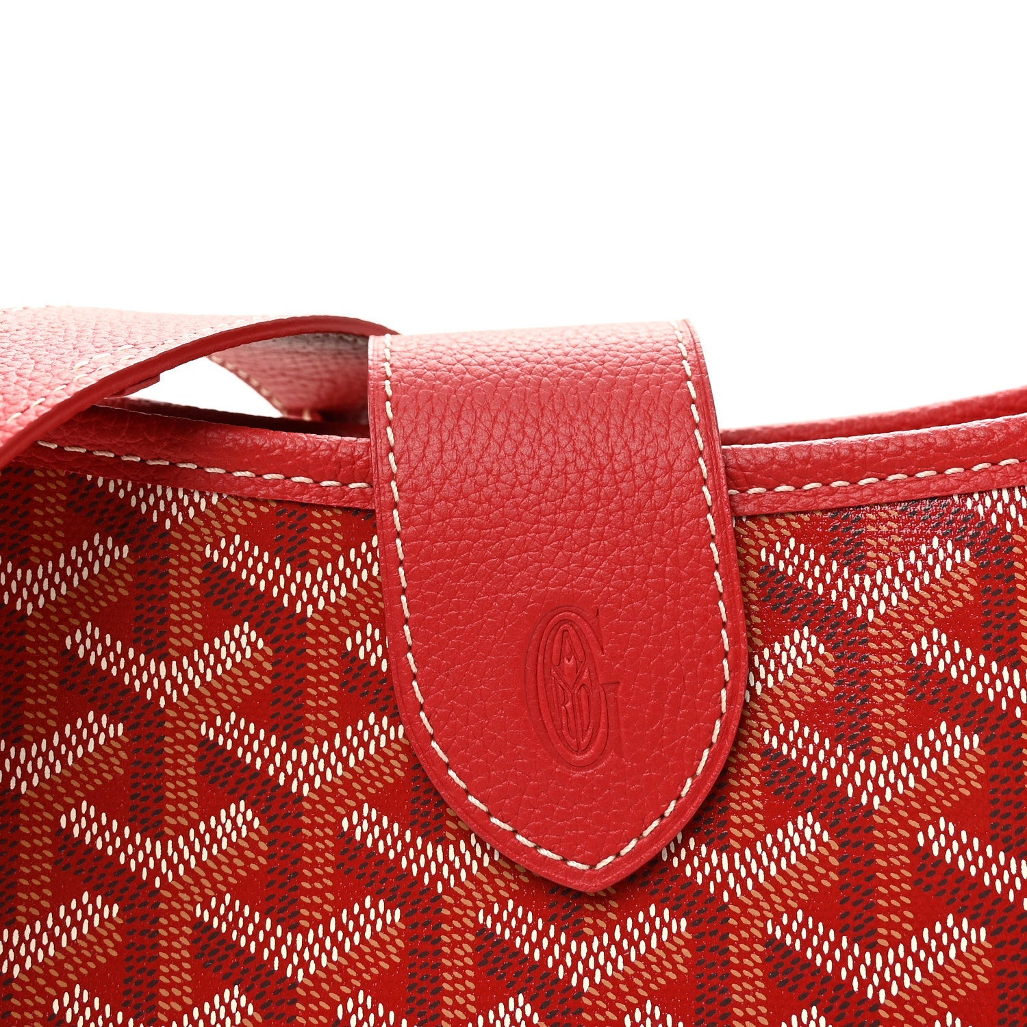 Goyardine Musette PM Bag Red