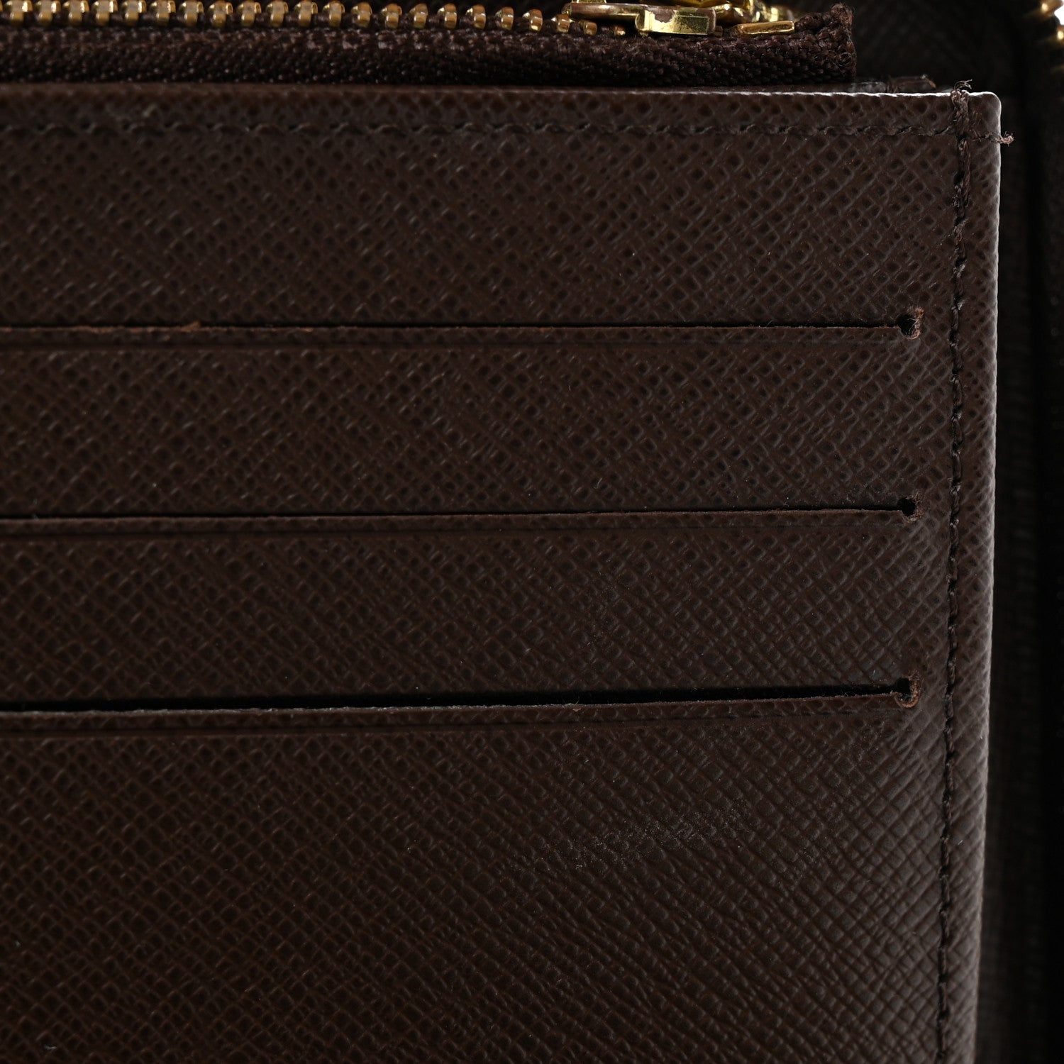 Damier Ebene Zippy Organizer Wallet
