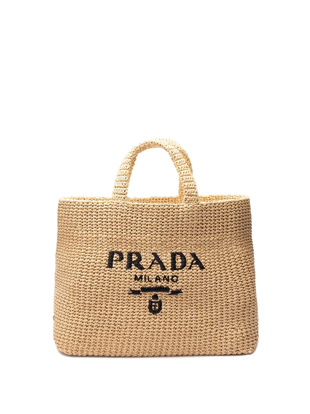 Prada Women Crochet Tote Bag