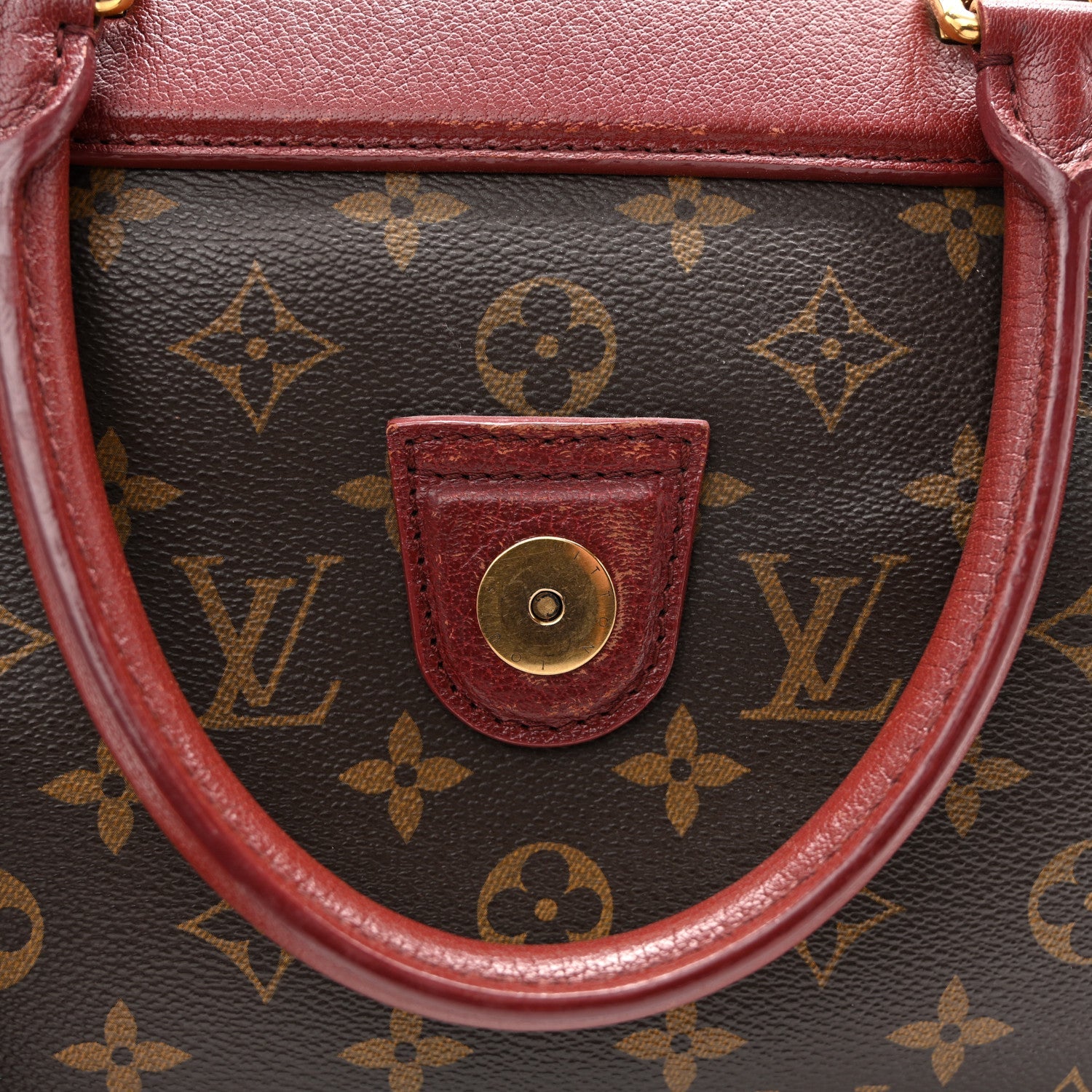 Monogram Golden Arrow Speedy Burgundy