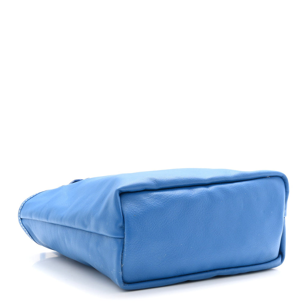 Goyardine Reversible Mini Anjou Sky Blue
