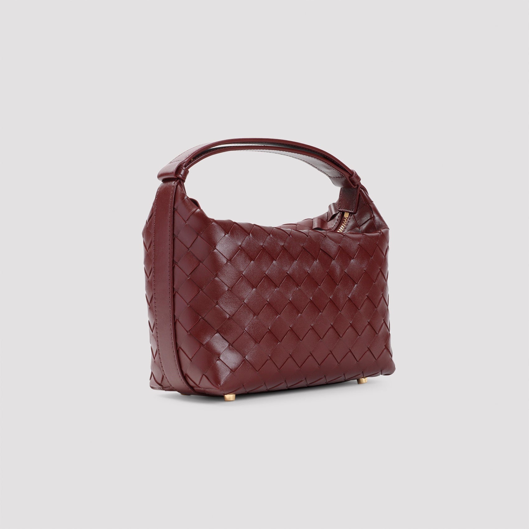 Bottega Veneta Mini Wallace Intreccio 15 Handbag Women