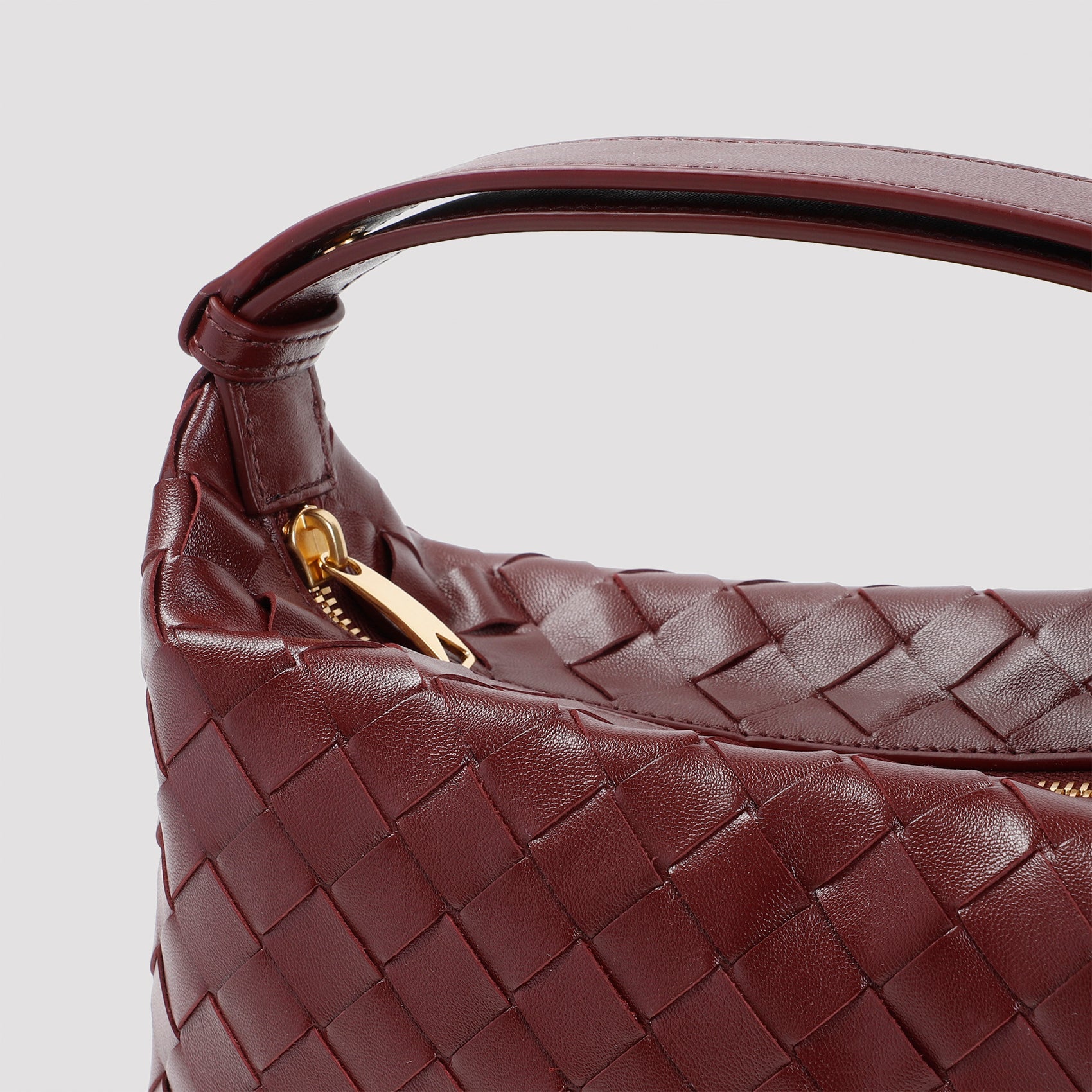 Bottega Veneta Mini Wallace Intreccio 15 Handbag Women
