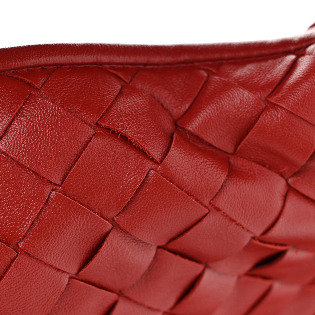 Calfskin Intrecciato Small Hop Rosewood
