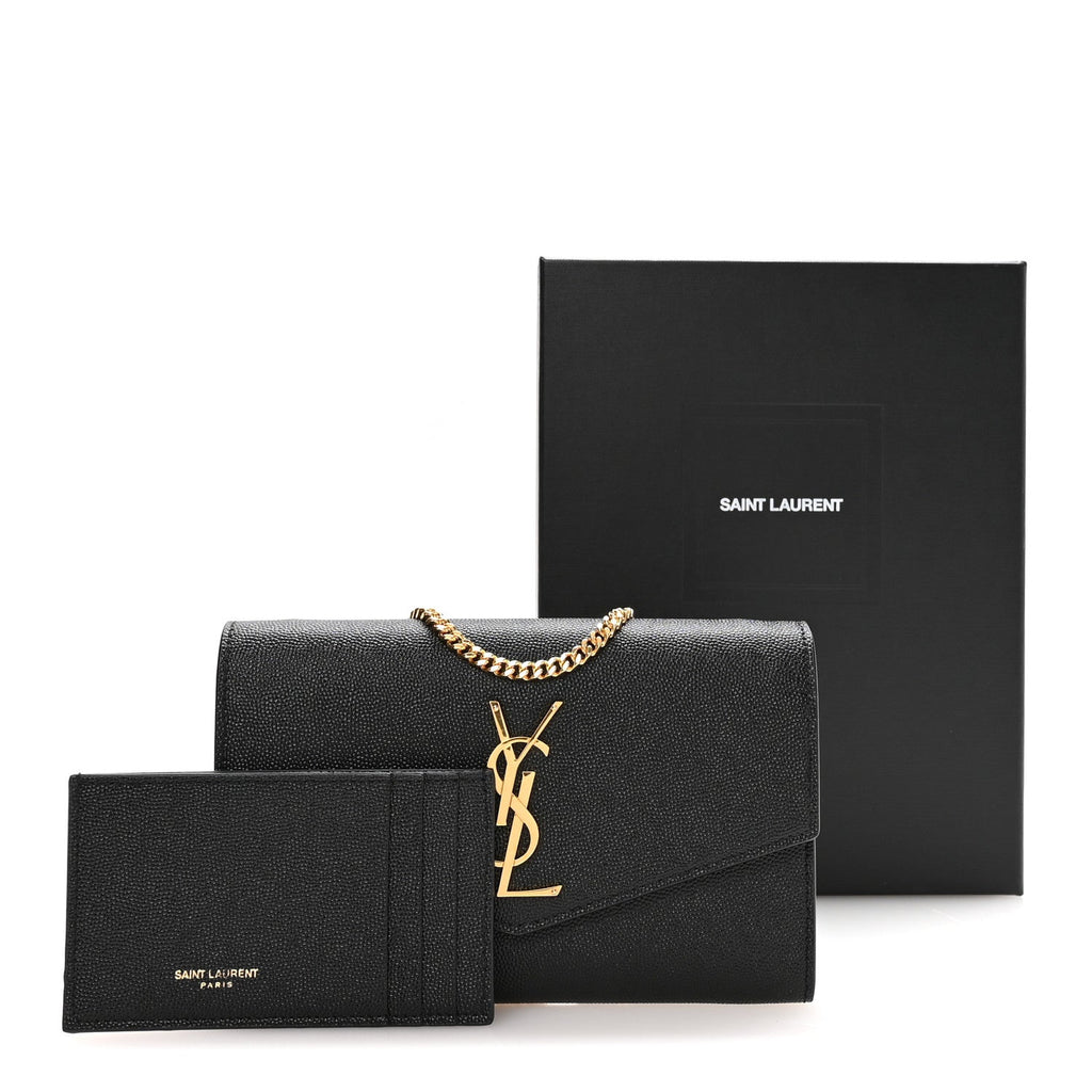 Grain De Poudre Uptown Chain Wallet Black