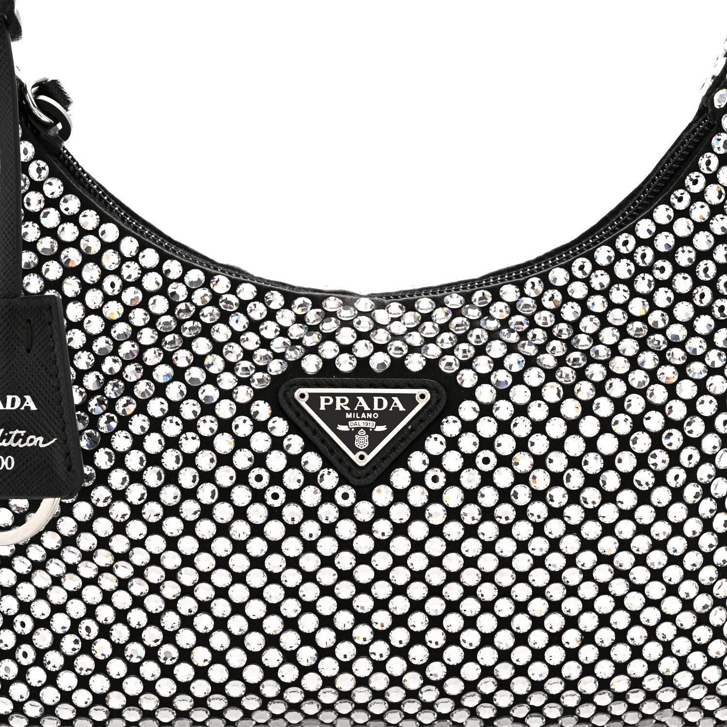 Satin Crystal Mini Re-Edition 2000 Bag Cristal