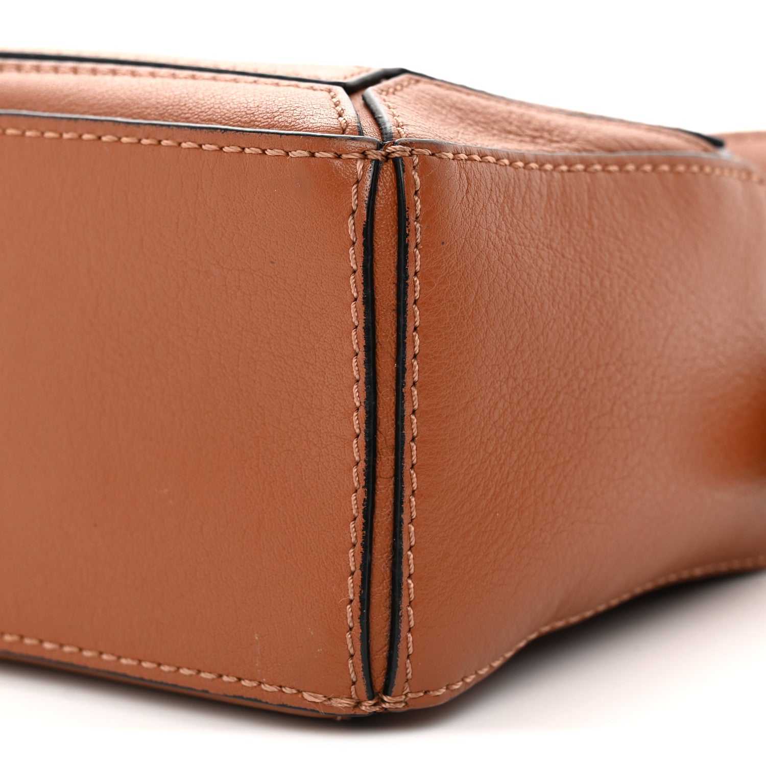 Calfskin Mini Puzzle Bag Tan