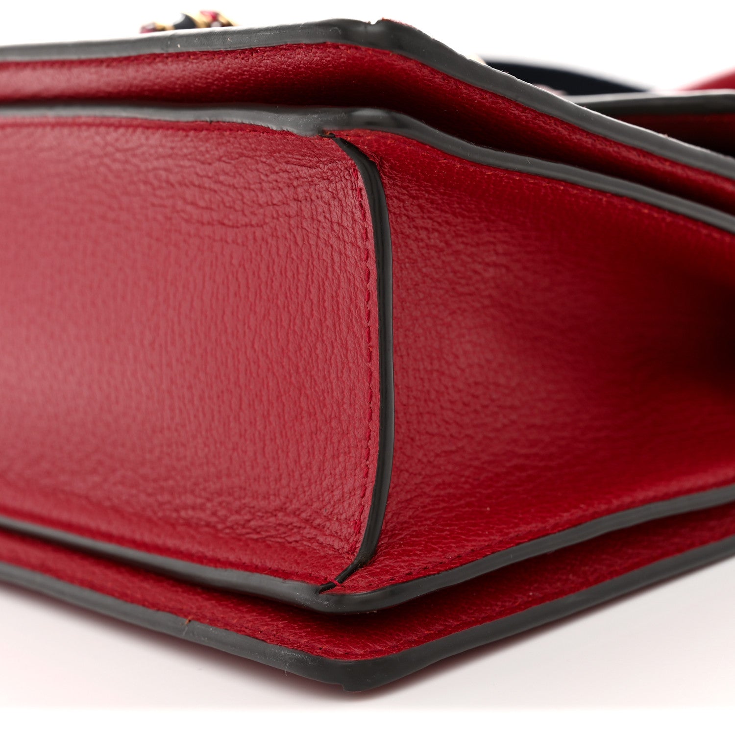 GG Supreme Monogram Small Queen Margaret Top Handle Bag Red