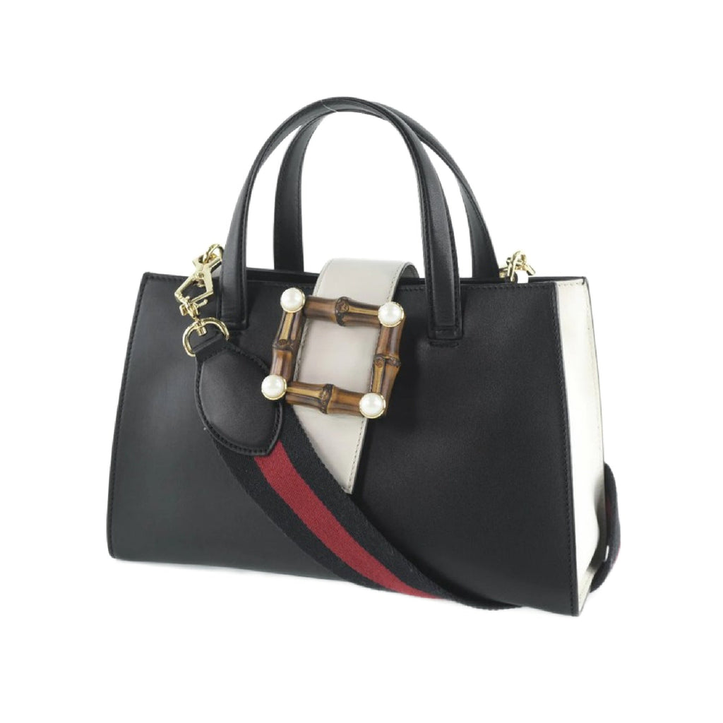 Gucci Nimfair Black Pony-Style Calfskin Handbag ( )