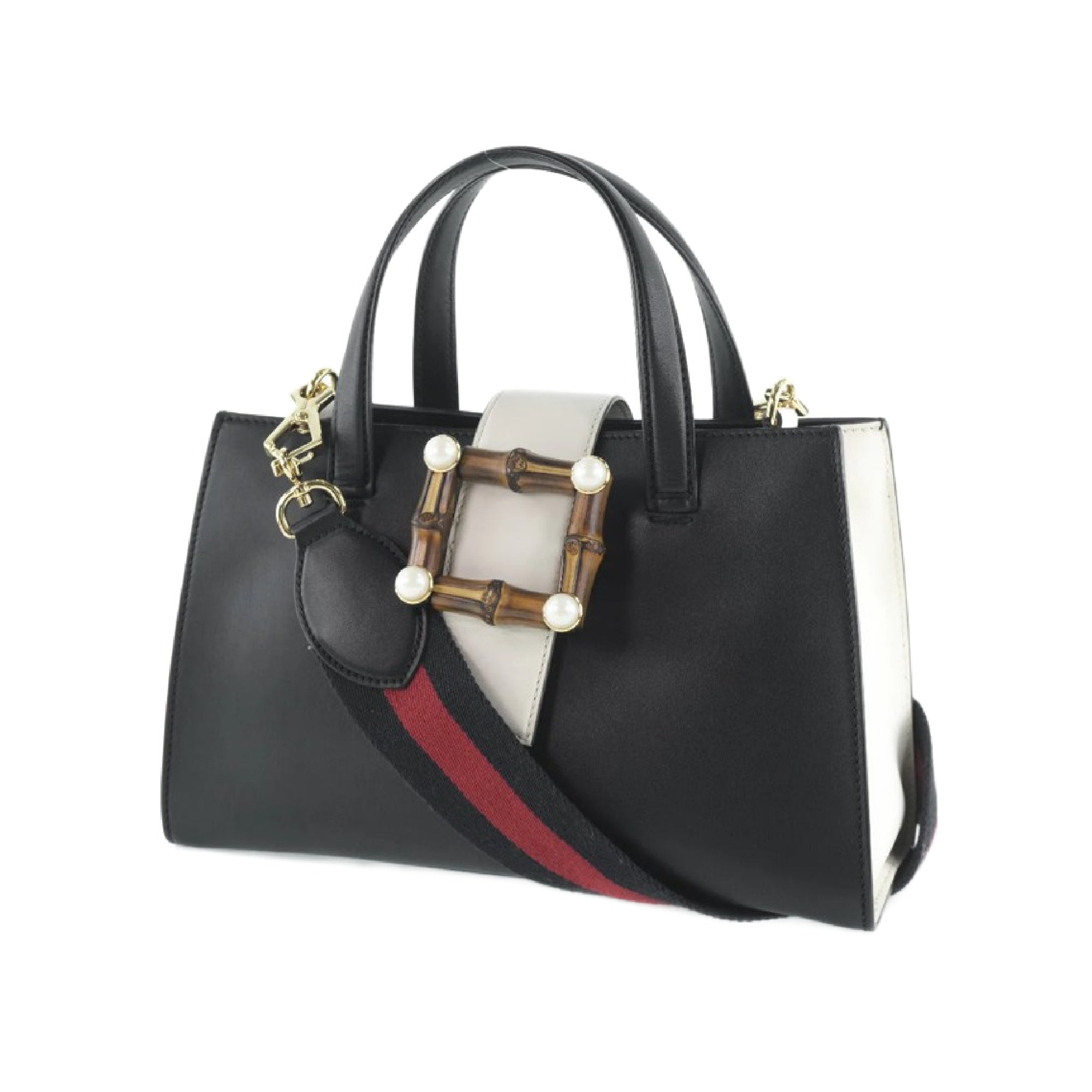 Gucci Nimfair Black Pony-Style Calfskin Handbag ( )