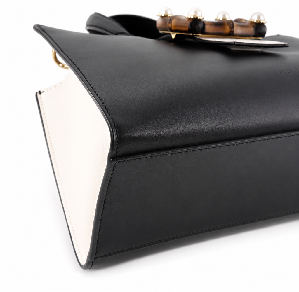 Gucci Nimfair Black Pony-Style Calfskin Handbag ( )