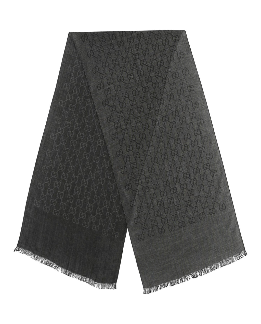 Gucci Unisex-Adult GG Jacquard Pattern Knit Scarf