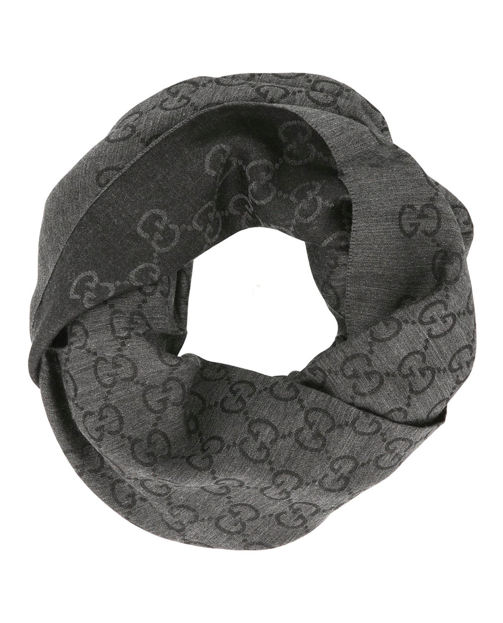 Gucci Unisex-Adult GG Jacquard Pattern Knit Scarf