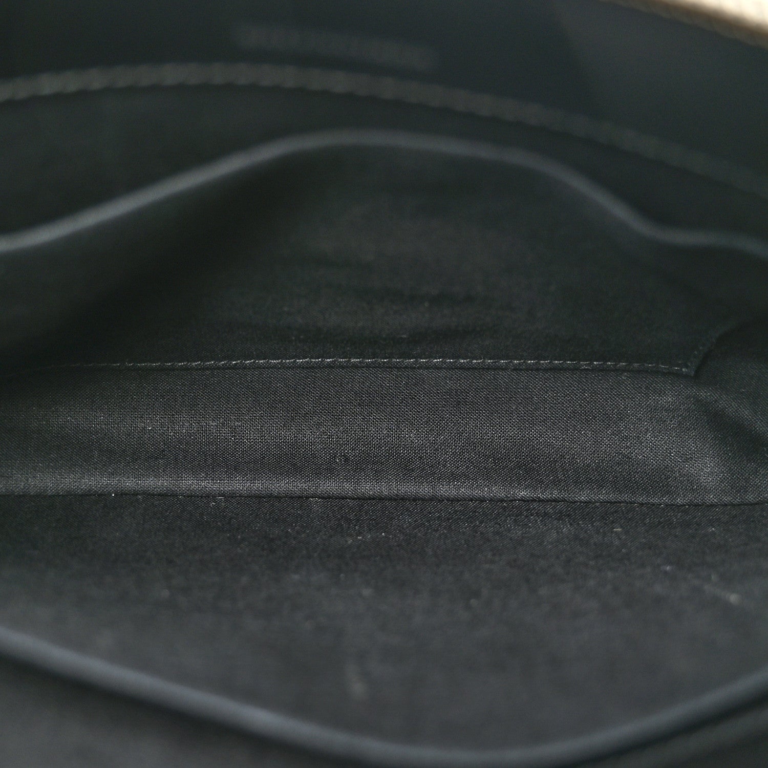Cotton Canvas Pochette Crossbody Bag Black