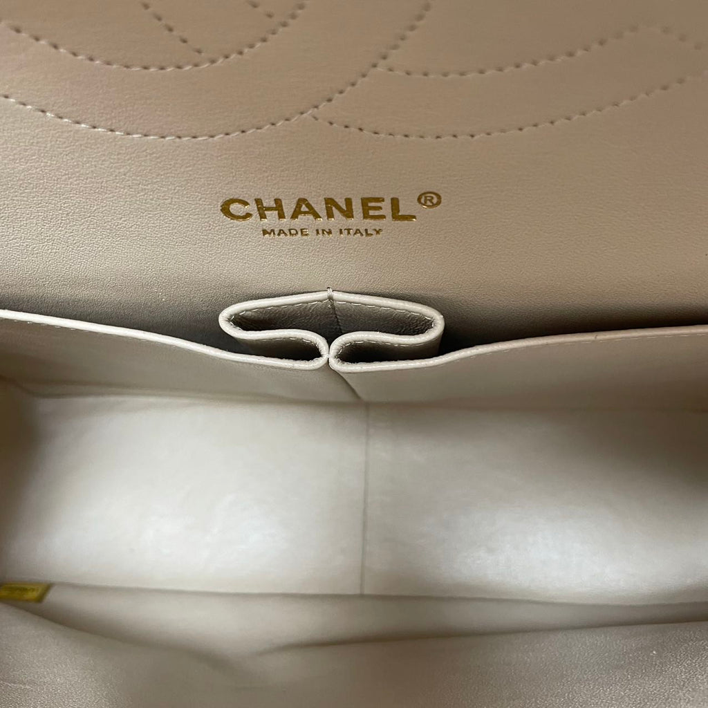 Chanel Classic Jumbo Double Flap Lamb Beige 2011
