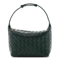 Calfskin Intrecciato Mini Wallace Emerald Green