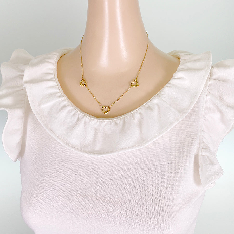 TIFFANY&Co. Elsa Peretti Open heart Necklace