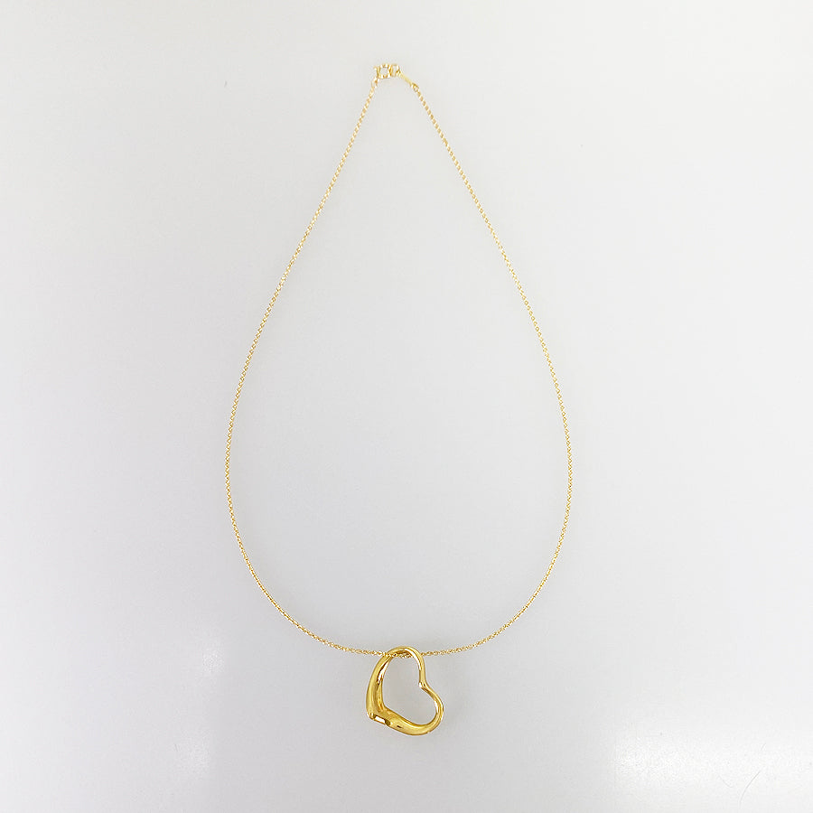 TIFFANY&Co. Elsa Peretti Open heart Necklace
