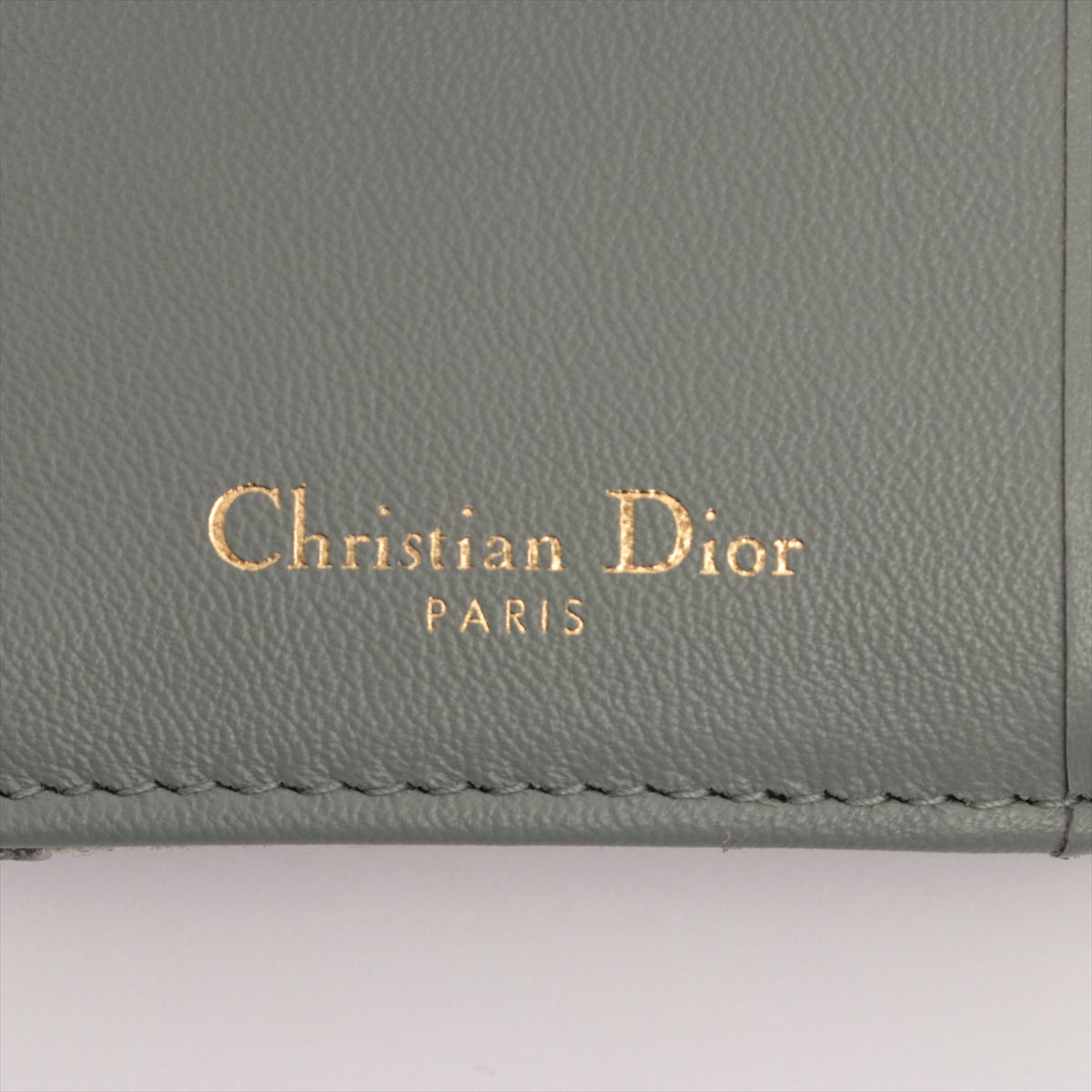 Christian Dior Gray Dior Oblique Jacquard Medium Saddle Wallet [Clearance Sale]