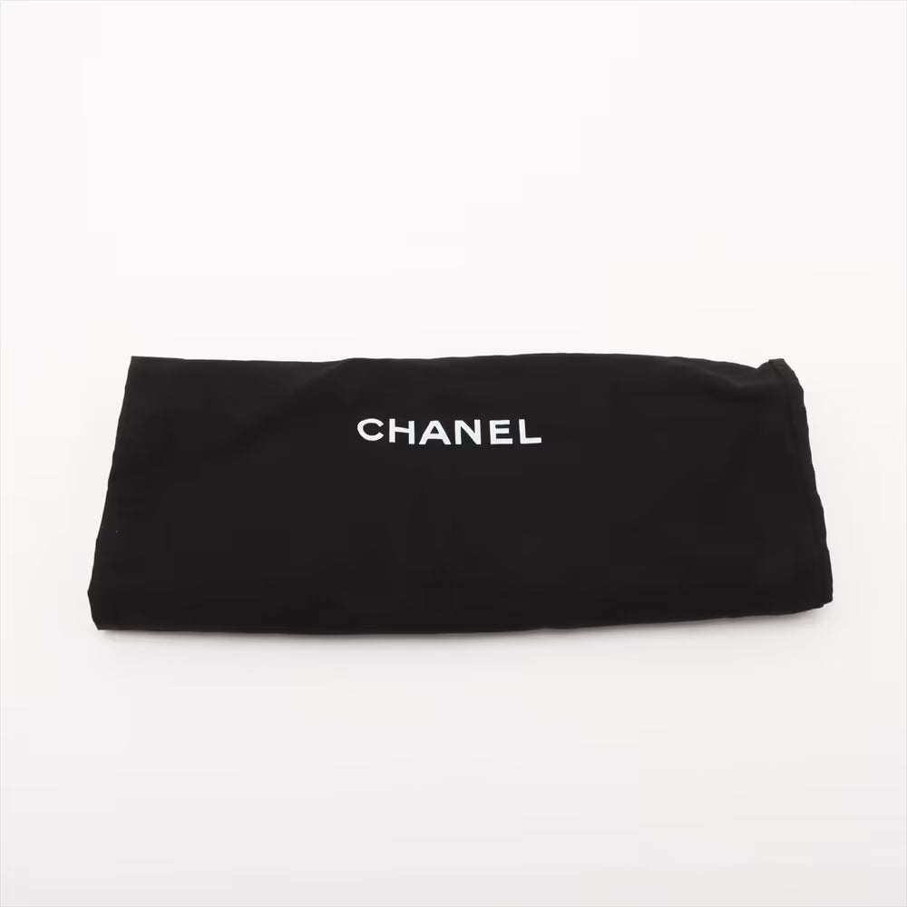 Chanel Matelasse Nylon Rhinestone Shoulder Bag Black