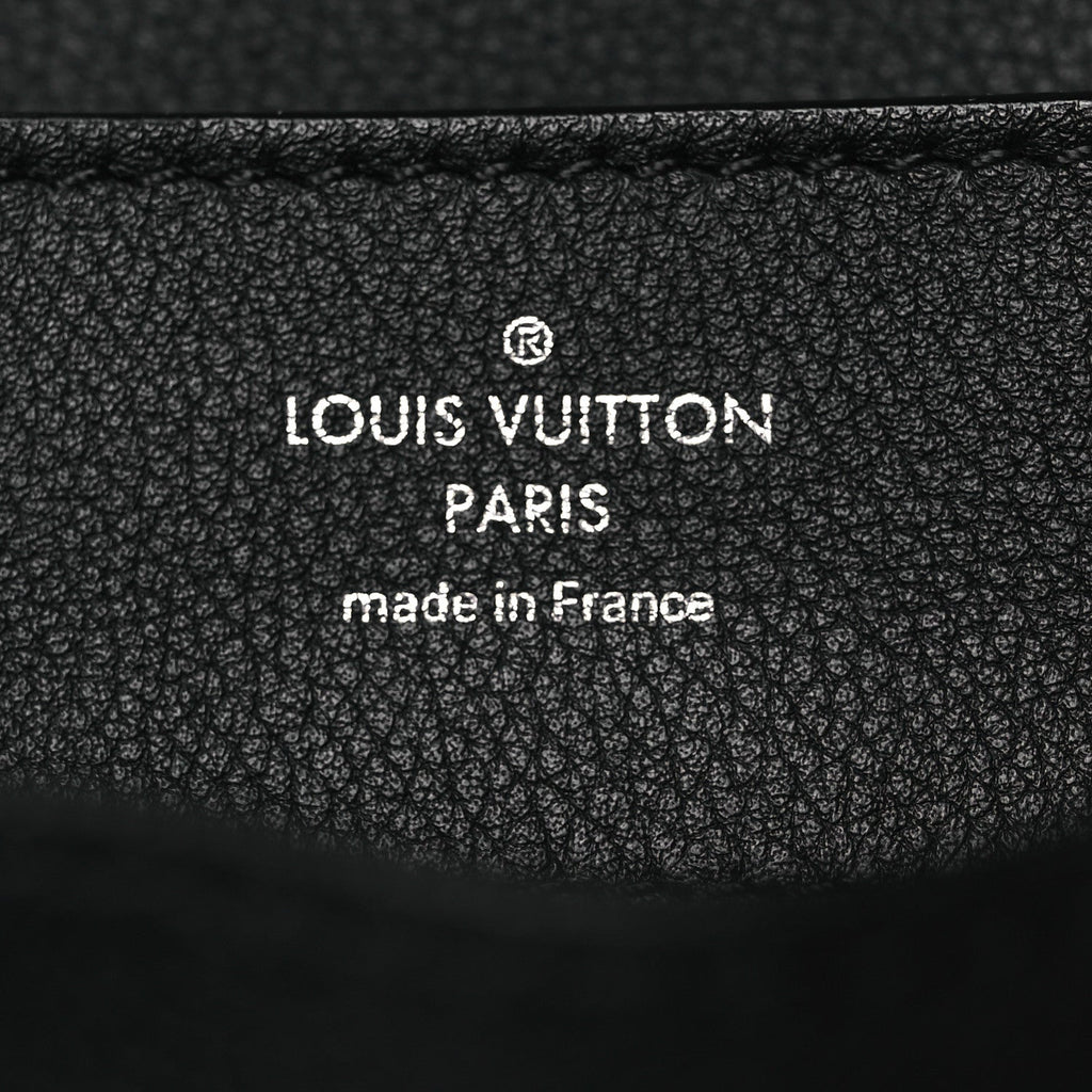 Calfskin Lockme Mini Backpack Black