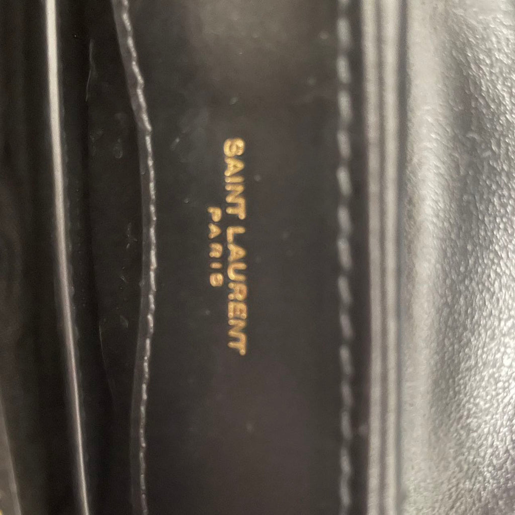Saint Laurent Small LouLou Leather Black 2023