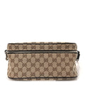 Monogram Dollar Calfskin Waist Pouch Beige Ebony Testa di Moro Marrone Scuro