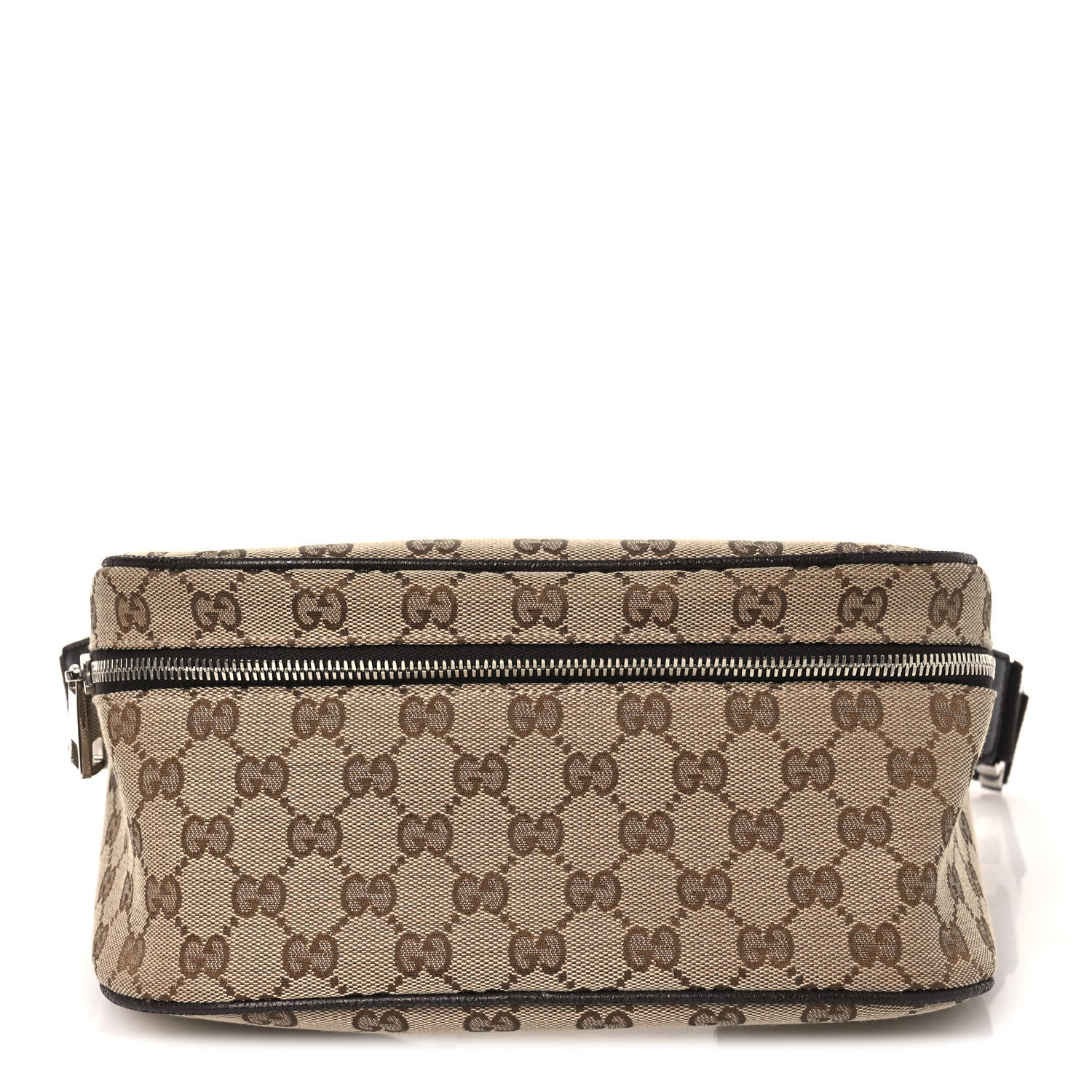 Monogram Dollar Calfskin Waist Pouch Beige Ebony Testa di Moro Marrone Scuro