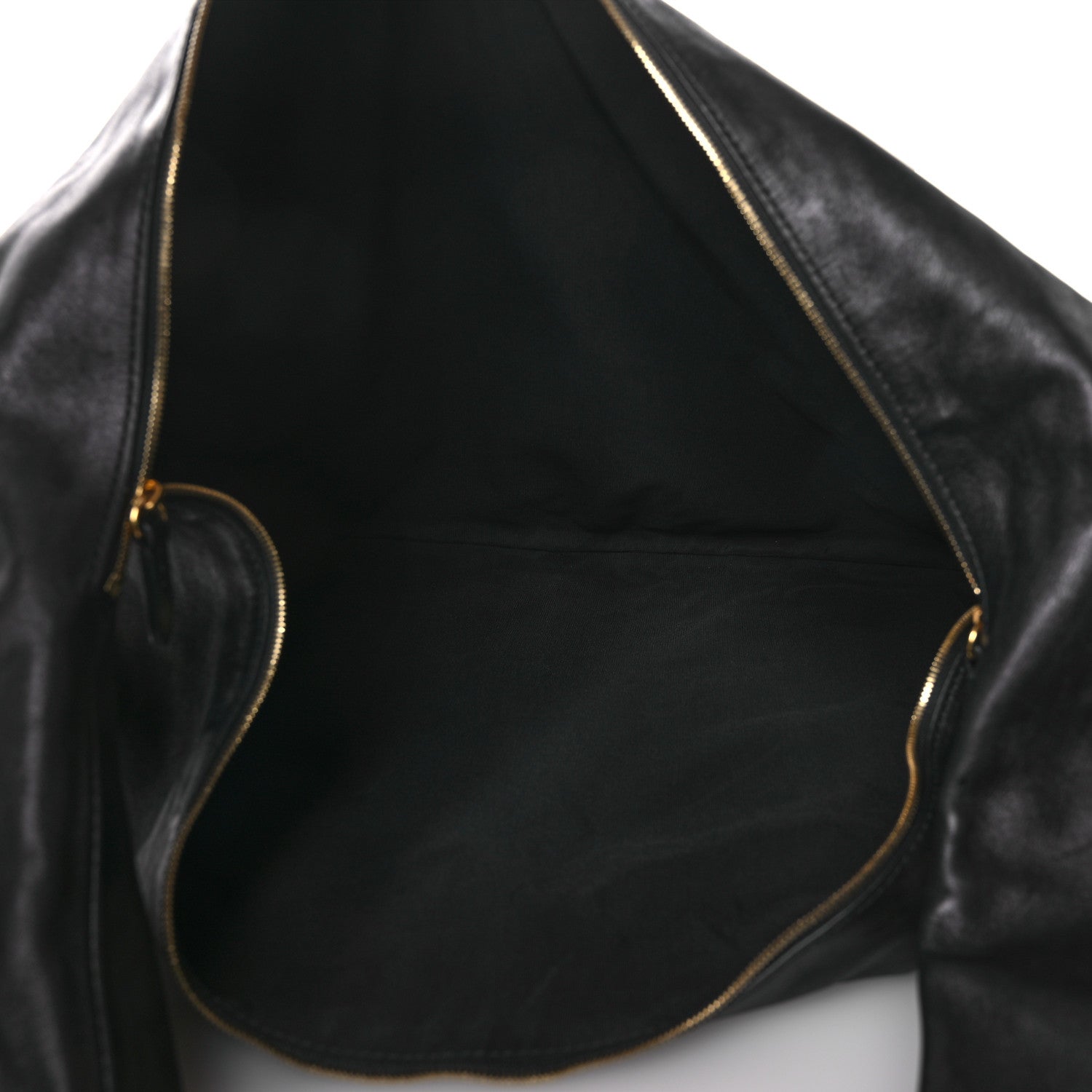 Vintage Calfskin Extra Large Olivia Hobo Black