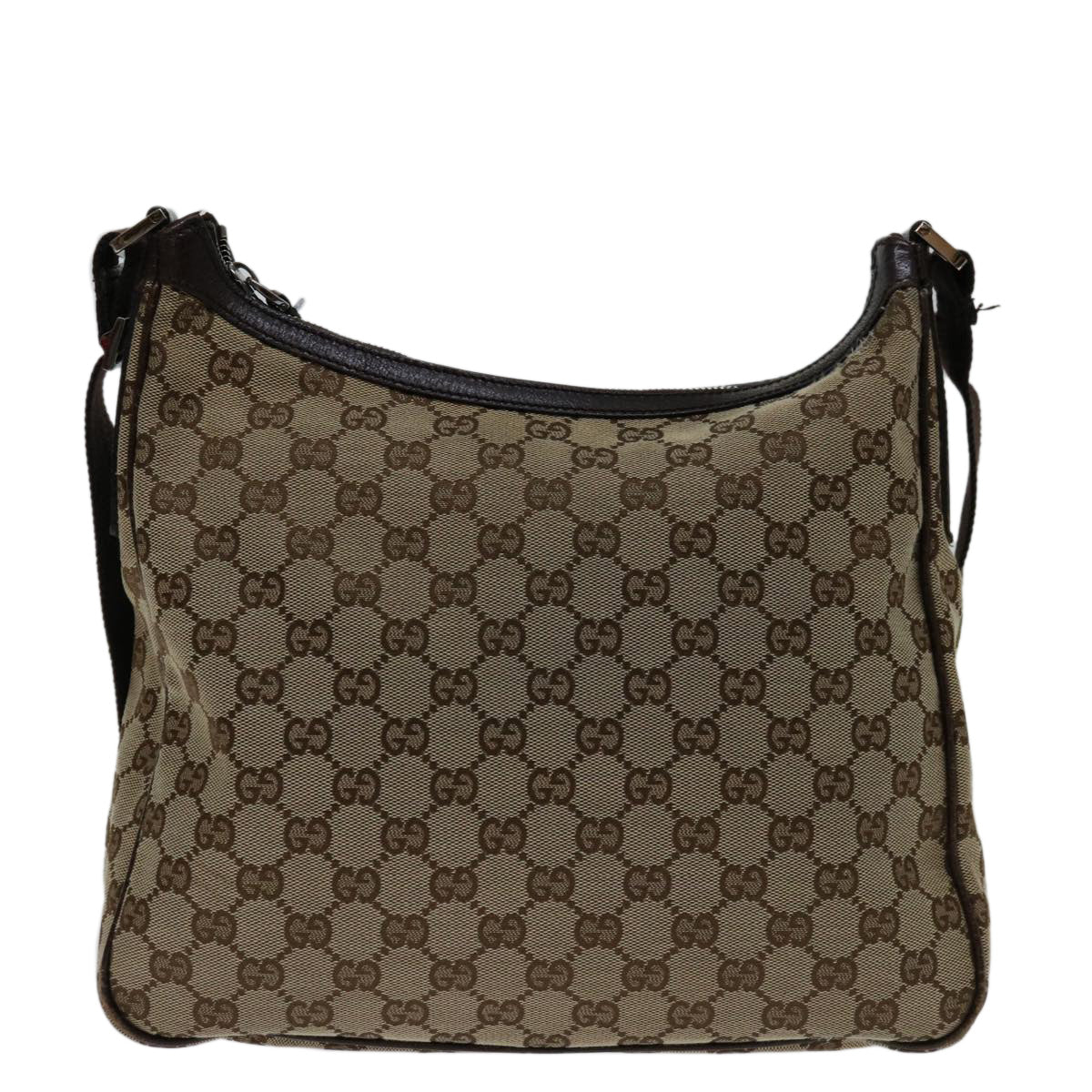 Gucci Gg Canvas Brown Canvas Shoulder Bag (Authentic  )