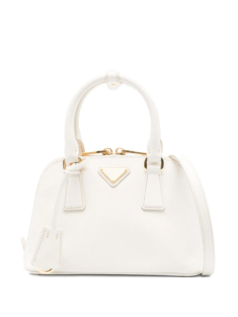 Prada Women Promenade Saffiano Leather Handbag